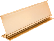 JRS Style Metal Raised Desk Name Plate Holders